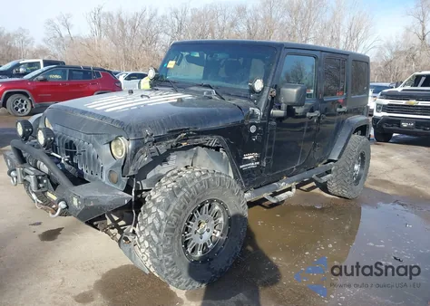 2012 Jeep Wrangler Unlimited Sahara z USA, uszkodzony, nr VIN 1C4BJWEG2CL161161